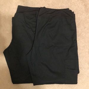 Lot of 2 - Medium Allure Scrub Pants Black